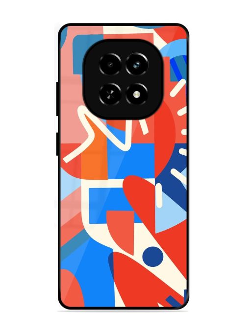 Abstract Harmony Glossy Soft Edge Case for Realme C63 (5G)