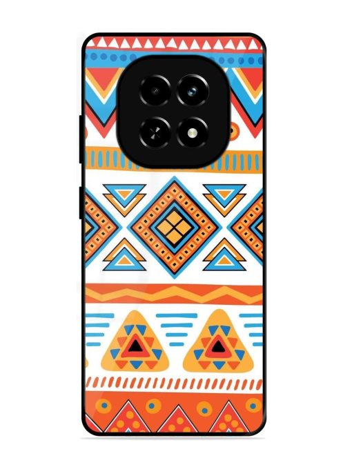 Vibrant Tribal Pattern Glossy Soft Edge Case for Realme C63 (5G)