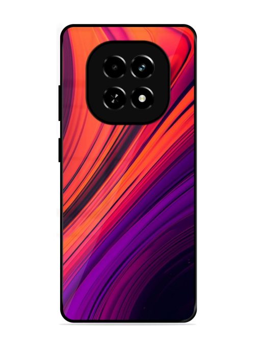 Crimson Curls Glossy Soft Edge Case for Realme C63 (5G)