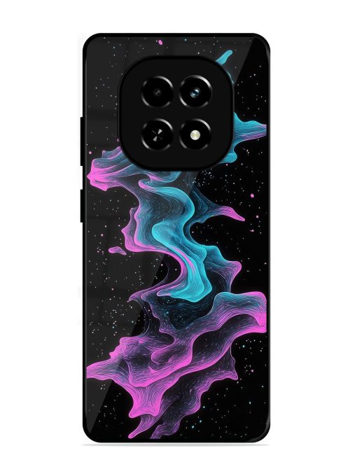 Cosmic Currents Glossy Soft Edge Case for Realme C63 (5G)