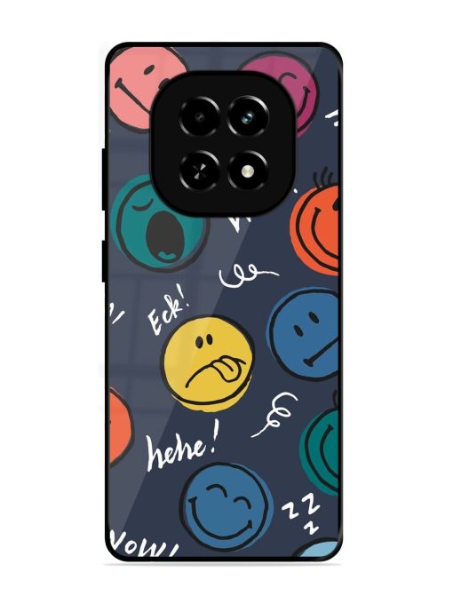 Emoticon Parade Glossy Soft Edge Case for Realme C63 (5G)