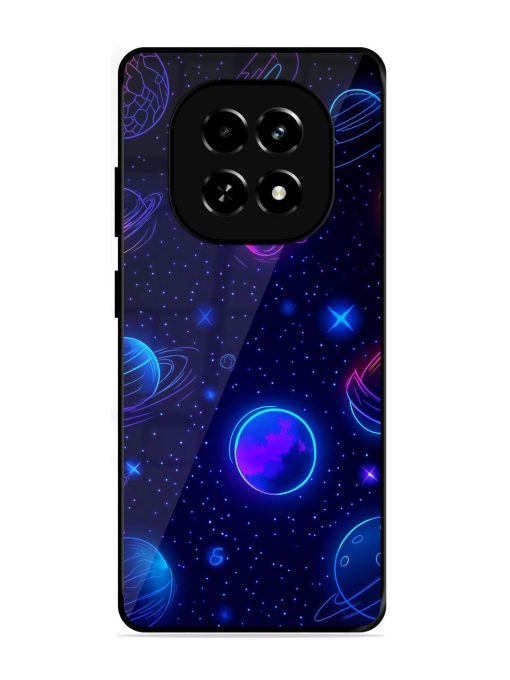 Neon Cosmos Glossy Soft Edge Case for Realme C63 (5G)