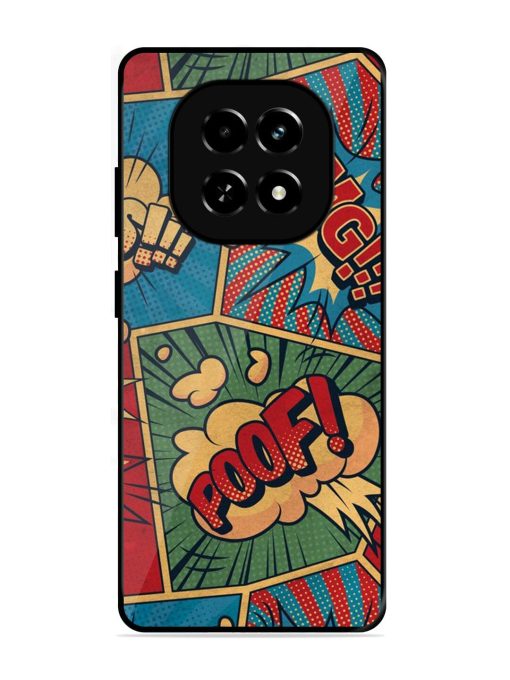 Comic Book Chaos Glossy Soft Edge Case for Realme C63 (5G)