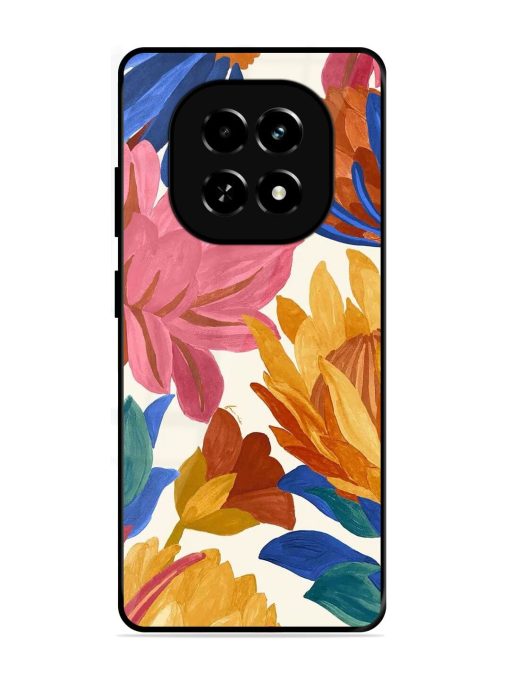 Blooming Tapestry Glossy Soft Edge Case for Realme C63 (5G)