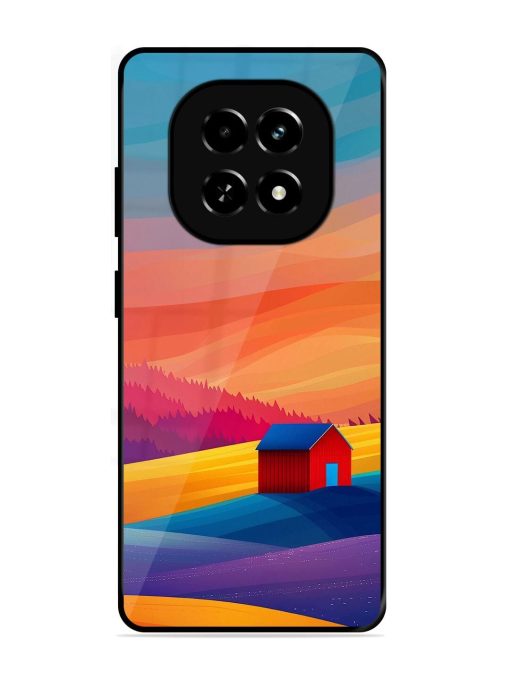 Sunset Solitude Glossy Soft Edge Case for Realme C63 (5G)