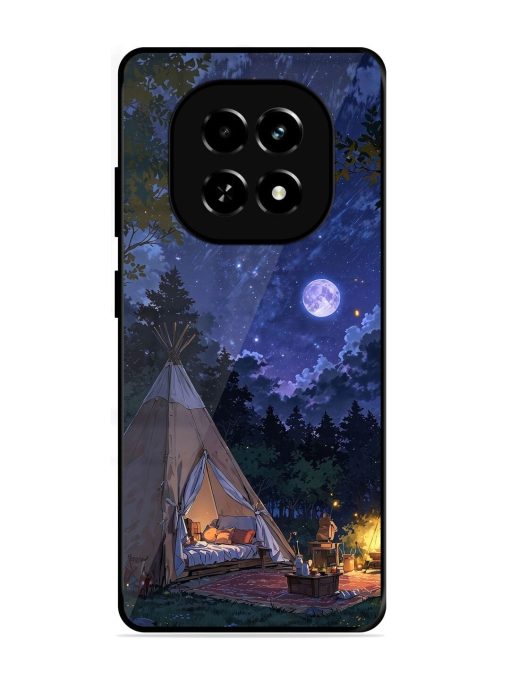 Moonlight Camping Glossy Soft Edge Case for Realme C63 (5G)