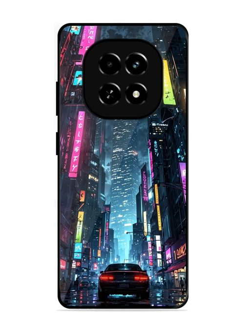 Neon Nightscape Glossy Soft Edge Case for Realme C63 (5G)