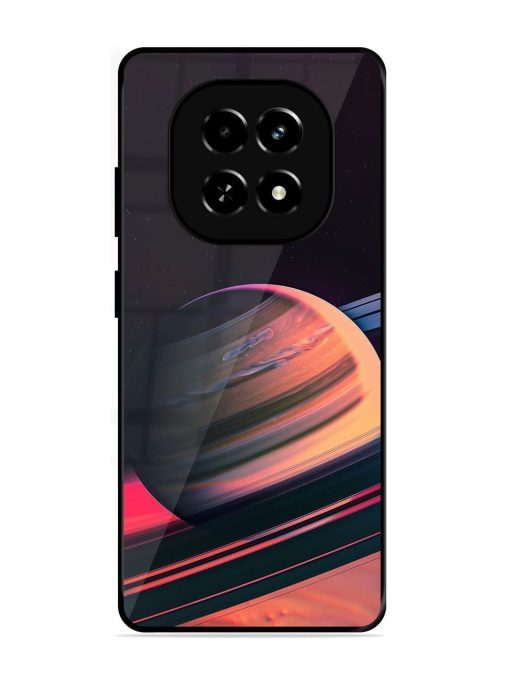 Neon Saturn Glossy Soft Edge Case for Realme C63 (5G)