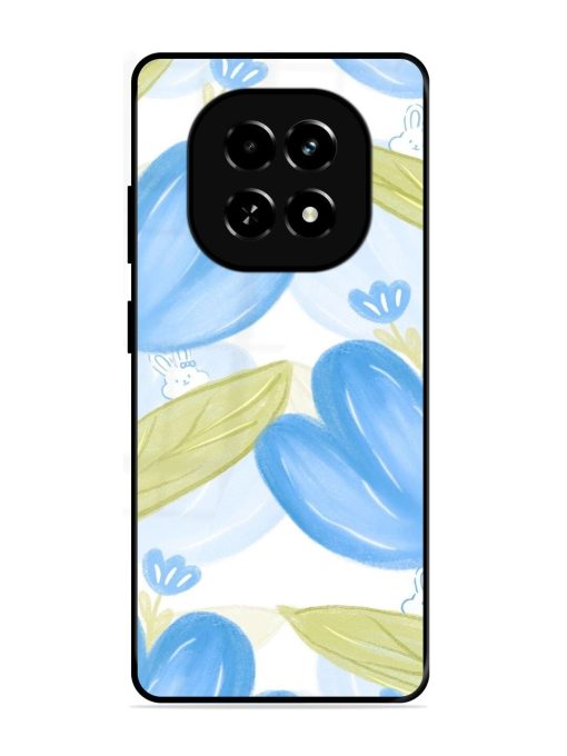 Bunny'S Blue Garden Glossy Soft Edge Case for Realme C63 (5G)