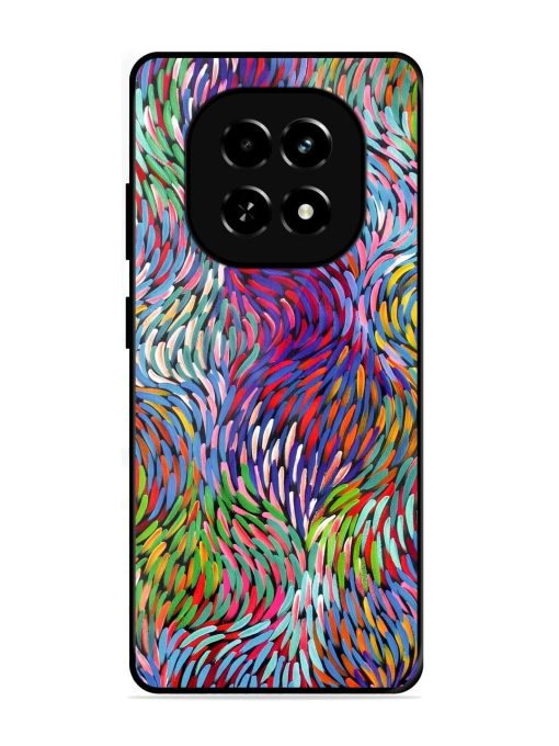 Vibrant Waves Glossy Soft Edge Case for Realme C63 (5G)