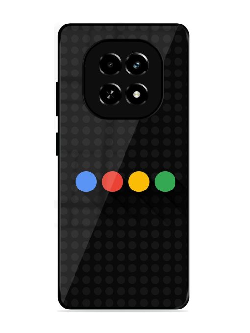 Google Dots Glossy Soft Edge Case for Realme C63 (5G)