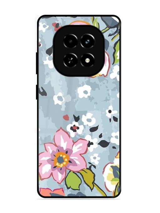 Floral Fantasy Glossy Soft Edge Case for Realme C63 (5G)