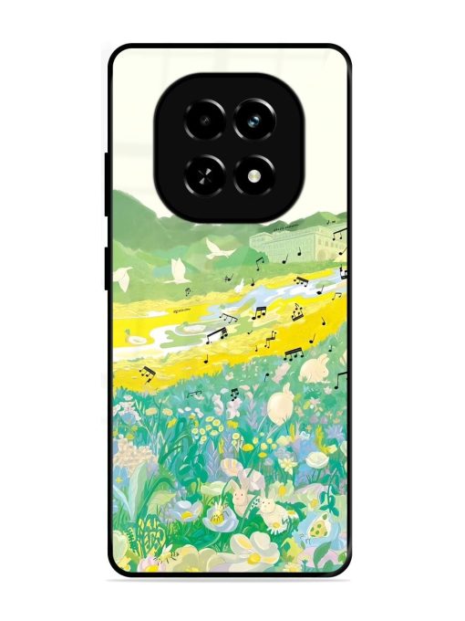 Melody In Bloom Glossy Soft Edge Case for Realme C63 (5G)