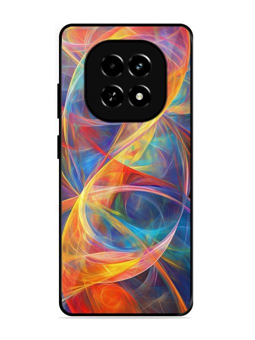 Cosmic Currents Glossy Soft Edge Case for Realme C63 (5G)