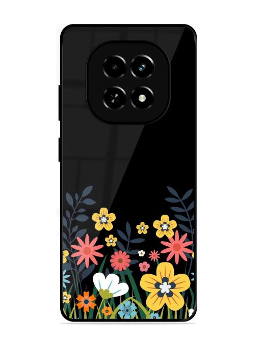 Floral Night Sky Glossy Soft Edge Case for Realme C63 (5G)