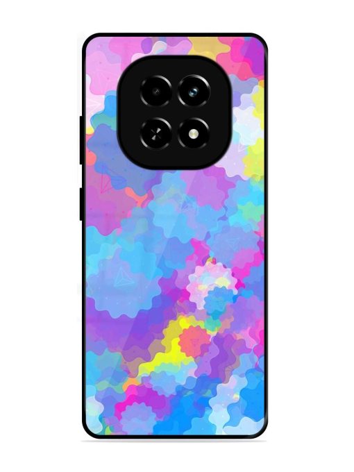 Psychedelic Cloud Burst Glossy Soft Edge Case for Realme C63 (5G)