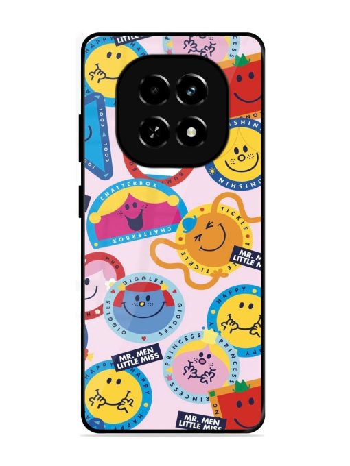 Whimsical Mr. Men & Little Miss Glossy Soft Edge Case for Realme C63 (5G)