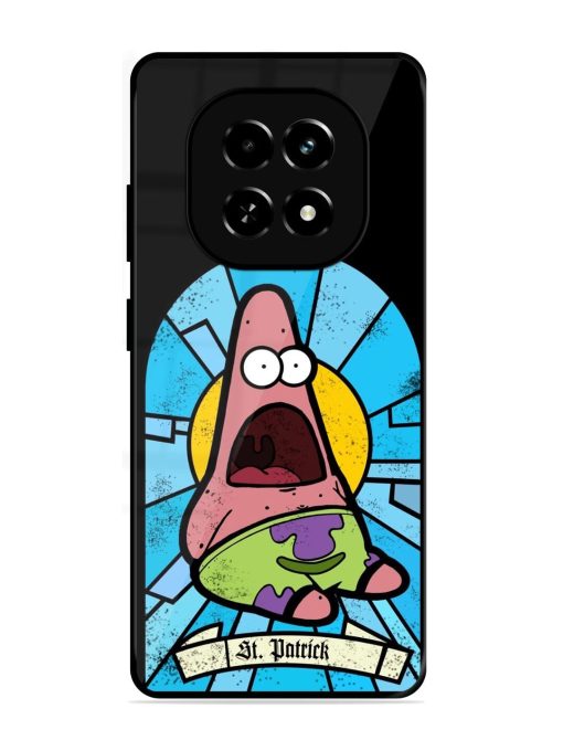 St. Patrick'S Day Stained Glass Patrick Star Glossy Soft Edge Case for Realme C63 (5G)