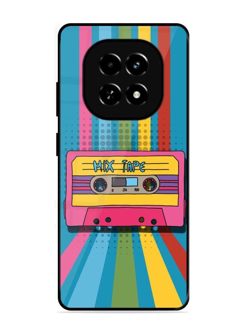 Retro Cassette Tapes Glossy Soft Edge Case for Realme C63 (5G)