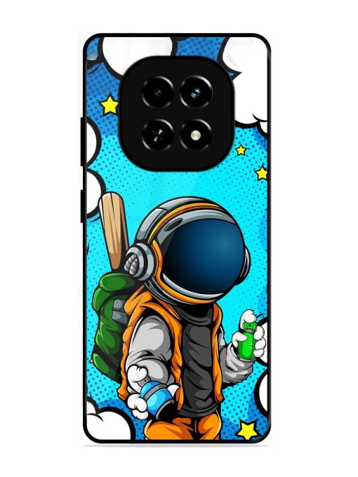 Space Graffiti Artist Glossy Soft Edge Case for Realme C63 (5G)