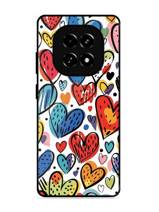 Heartfelt Harmony Glossy Soft Edge Case for Realme C63 (5G)