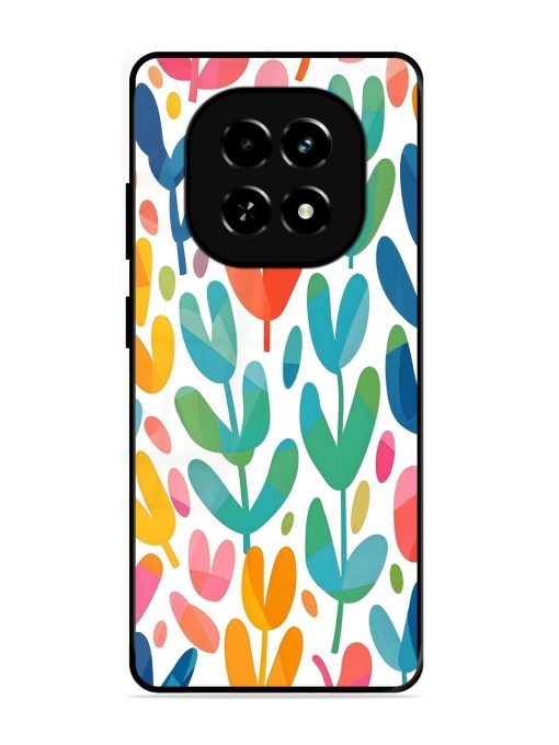 Rainbow Of Blooms Glossy Soft Edge Case for Realme C63 (5G)