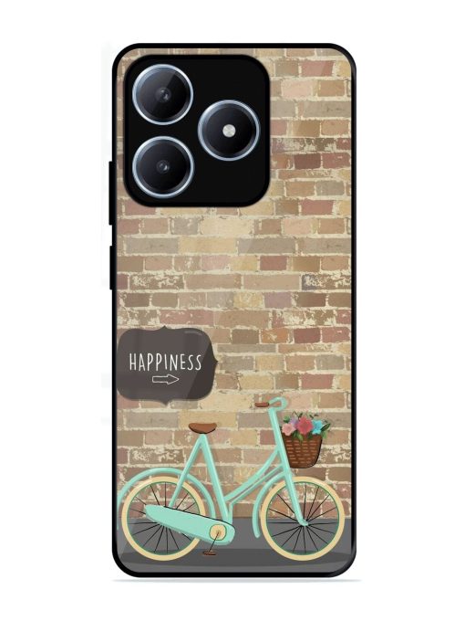 Pedaling Towards Happiness Glossy Soft Edge Case for Realme Narzo N63