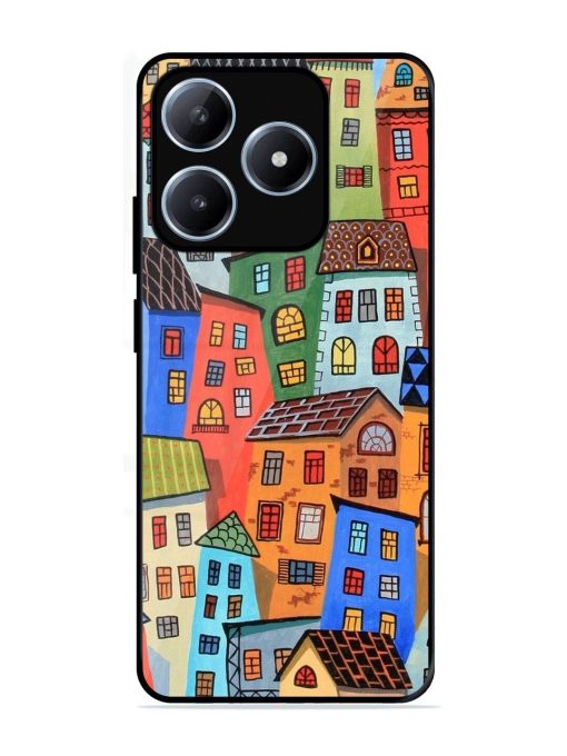 Rainbow House Glossy Soft Edge Case for Realme Narzo N63