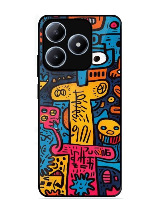 Doodletopia Glossy Soft Edge Case for Realme Narzo N63