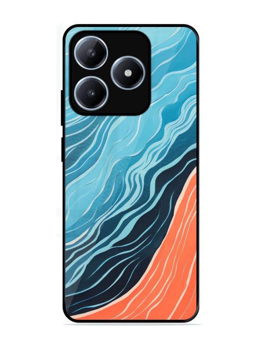 Oceanic Divide Glossy Soft Edge Case for Realme Narzo N63