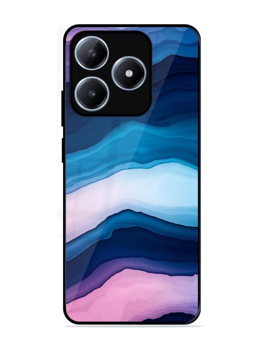 Oceanic Layers Glossy Soft Edge Case for Realme Narzo N63