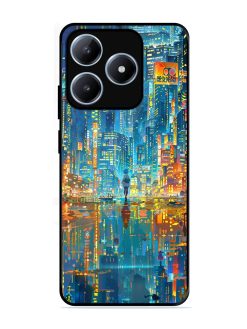 Neon Metropolis Glossy Soft Edge Case for Realme Narzo N63