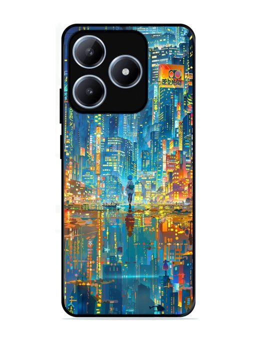 Neon Metropolis Glossy Soft Edge Case for Realme Narzo N63
