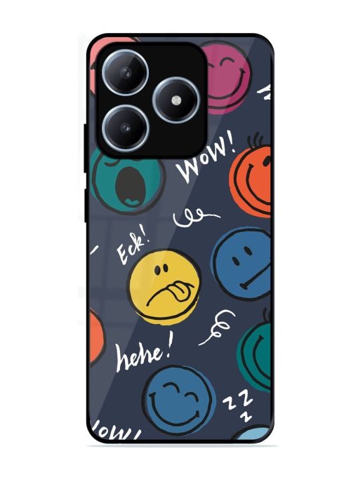 Emoticon Parade Glossy Soft Edge Case for Realme Narzo N63