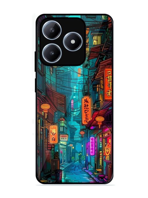 Neon Nightscape Glossy Soft Edge Case for Realme Narzo N63