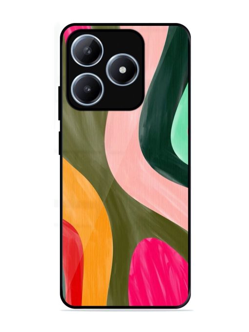 Wavy Wonderland Glossy Soft Edge Case for Realme Narzo N63