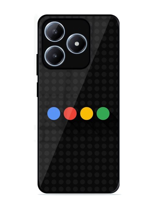 Google Dots Glossy Soft Edge Case for Realme Narzo N63