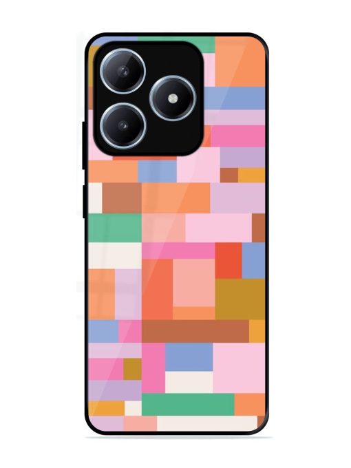 Colorful Chaos Glossy Soft Edge Case for Realme Narzo N63