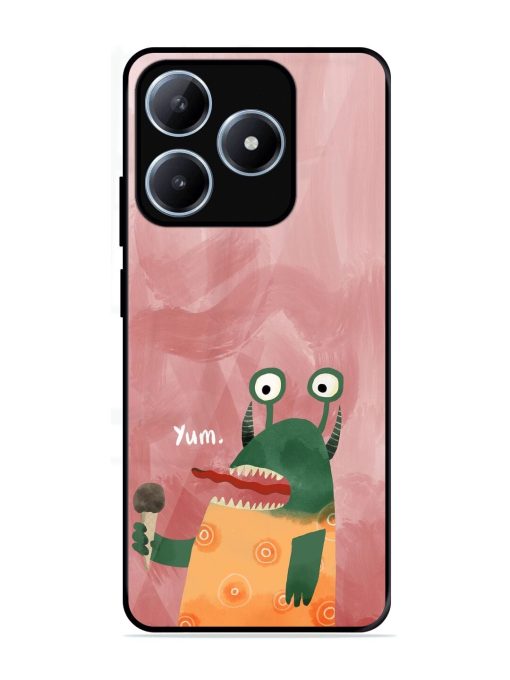 Hungry Monster Glossy Soft Edge Case for Realme Narzo N63