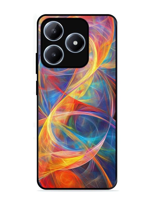 Cosmic Currents Glossy Soft Edge Case for Realme Narzo N63