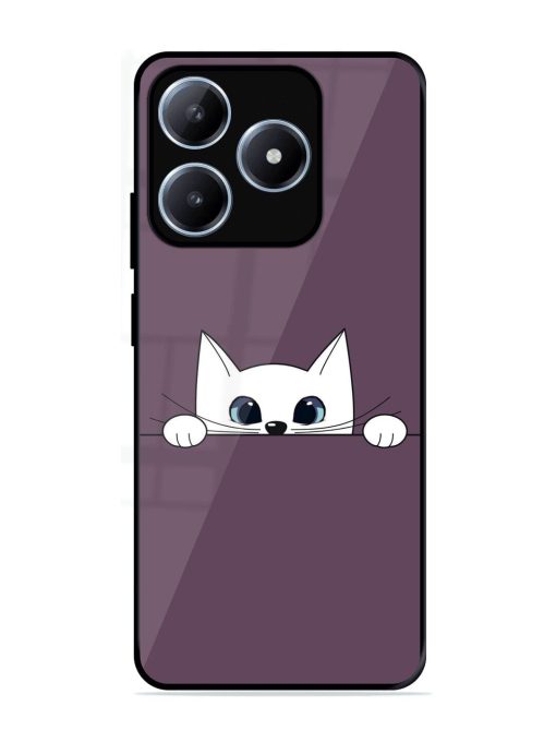 Peek-A-Boo Kitty Glossy Soft Edge Case for Realme Narzo N63