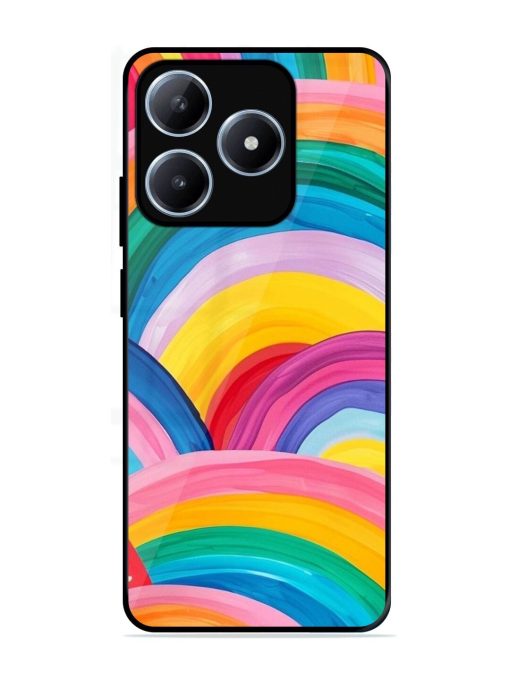 Rainbow Cascade Glossy Soft Edge Case for Realme Narzo N63