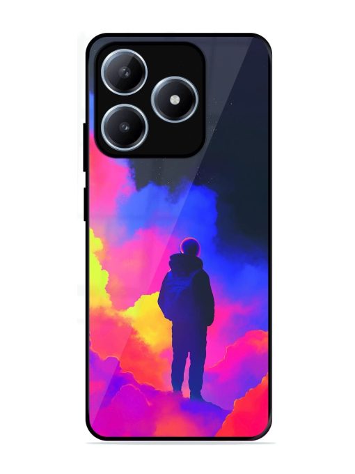 Cosmic Wanderer Glossy Soft Edge Case for Realme Narzo N63