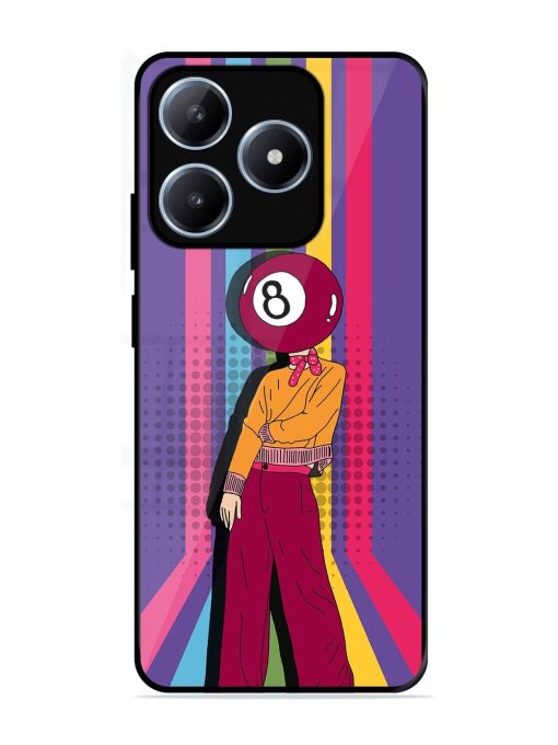Eight Ball Fashionista Glossy Soft Edge Case for Realme Narzo N63