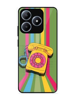 Retro Dialer Glossy Soft Edge Case for Realme Narzo N63