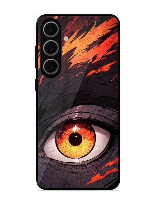 Inferno Gaze Glossy Soft Edge Case for Samsung Galaxy S24 Fe (5G)