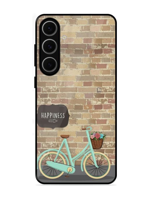 Pedaling Towards Happiness Glossy Soft Edge Case for Samsung Galaxy S24 Fe (5G)