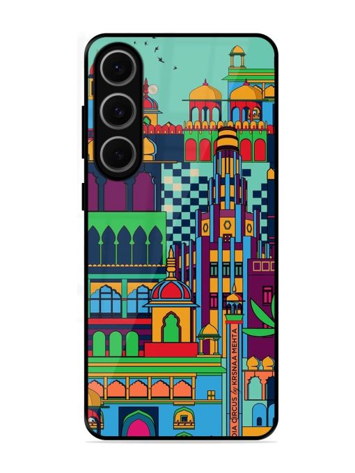 Indian Tapestry Glossy Soft Edge Case for Samsung Galaxy S24 Fe (5G)