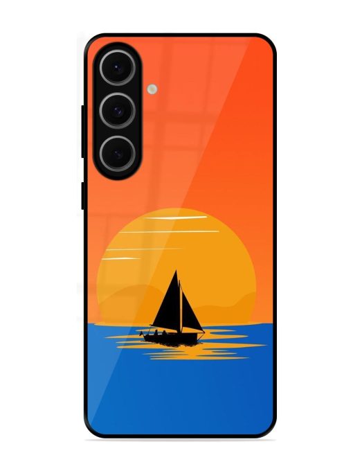 Sunset Sail Glossy Soft Edge Case for Samsung Galaxy S24 Fe (5G)