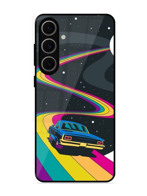 Rainbow Road Glossy Soft Edge Case for Samsung Galaxy S24 Fe (5G)